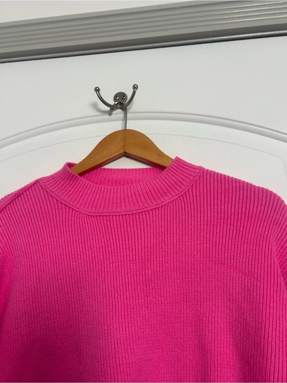 Free People Easy Street Tunic Sweater Ribbed Oversize Pink size XS chic boho